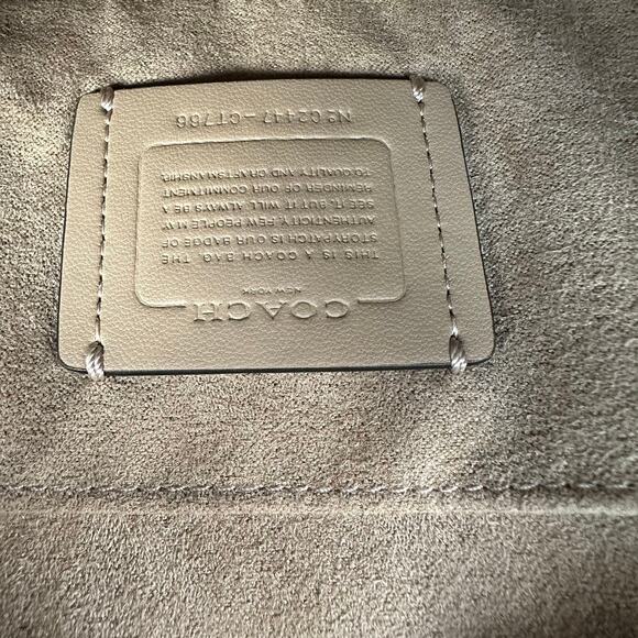 COACH CT766 Andrea Carryall Bag In Signature Jacquard - Picture 10 of 10